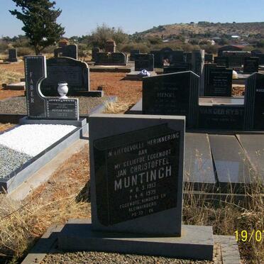 MUNTINGH Jan Christoffel 1913-1979