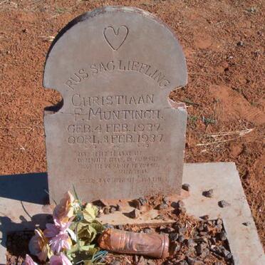 MUNTINGH Christiaan F. 1937-1937