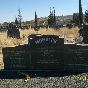 MOMBERG Johan Christiaan 1914-2001 &amp; Engela Maria 1925- :: MOMBERG Engela 1960-