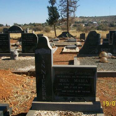 NIEKERK Dina Maria, van nee DUVENHAGE 1901-1974