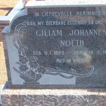 NOETH Giliam Johannes 1880-1961