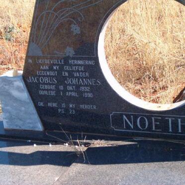 NOETH Jacobus Johannes 1932-1990