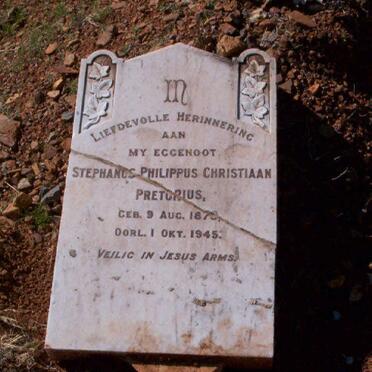PRETORIUS Stephanus Philippus Christiaan 18?-1945