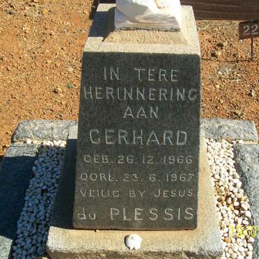 PLESSIS Gerhard, du 1966-1967