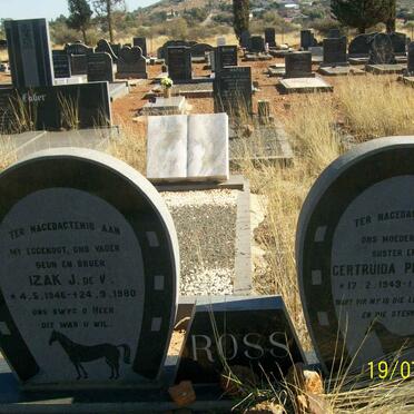 ROSS Izak J. de V. 1946-1980 &amp; Gertruida Petronella 1949-1996