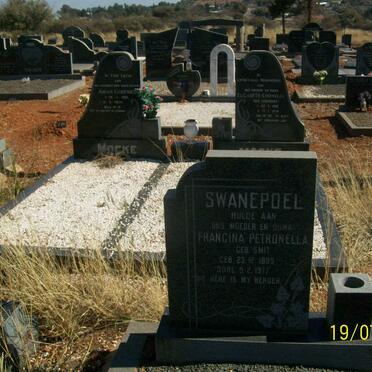 SWANEPOEL Francina Petronella nee SMIT 1899-1977