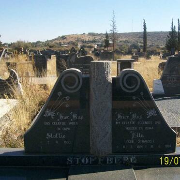 STOFFBERG Stoffie 1930- &amp; Ella STRAUSS 1924-1994