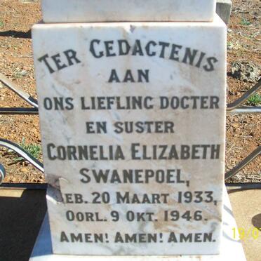 SWANEPOEL Cornelia Elizabeth 1933-1946