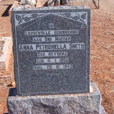 SMITH Anna Petronella neé REYNEKE 1860-1943