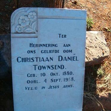 TOWNSEND Christiaan Daniël 1880-1958