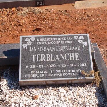 TERBLANCHE Jan Adriaan Grobbelaar 1920-2002