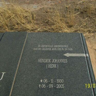 UYS Hendrik Johannes 1930-2005