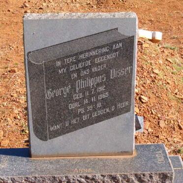 VISSER George Philippus 1912-1965