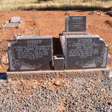 VISSER Dirk Jacobus &amp; Maria Johanna Petronella DAVIDS 1885-1968