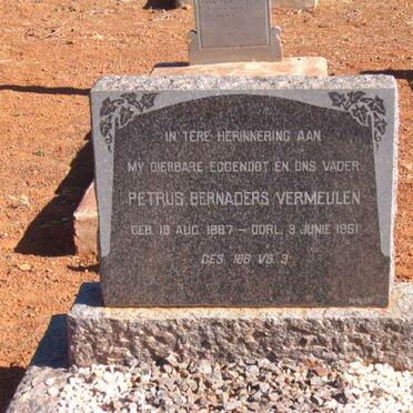 VERMEULEN Petrus Bernaders 1887-1951