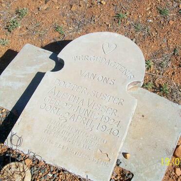 VISSER Aletha 1924-1940