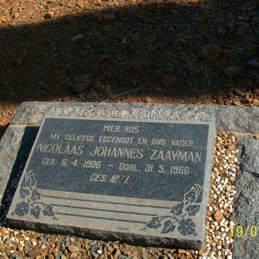 ZAAYMAN Nicolaas Johannes 1906-1966