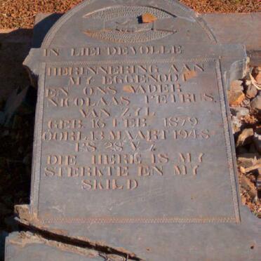 ZYL Nicolaas Petrus, van 1879-1948