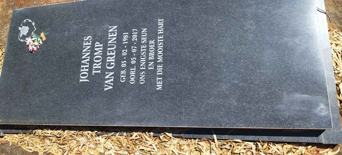 GREUNEN Johannes Tromp, van 1981-2017