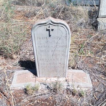 O'CONNELL Maria H.1932-1932 :: O'CONNELL Abraham F. 1934-1934