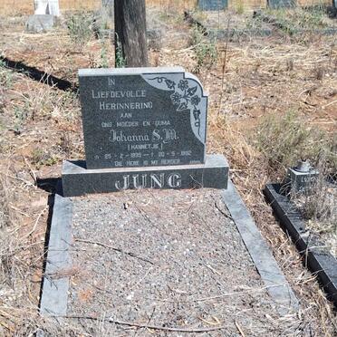 JUNG Johanna S.M. 1935-1992