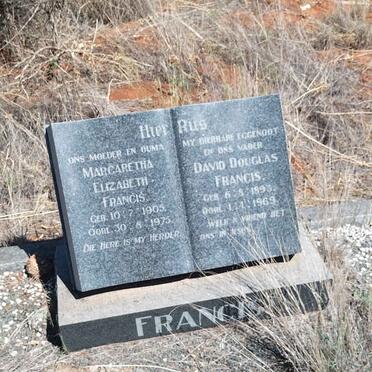 FRANCIS David Douglas 1893-1969 & Margaretha Elizabeth 1905-1975