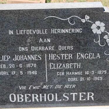OBERHOLSTER Godliep Johannes 1870-1946 &amp; Hester Engela Elizabeth HARMSE 1875-1965