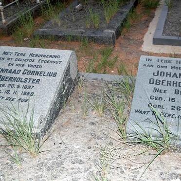 OBERHOLSTER Coenraad Cornelius 1897-1950 &amp; Johanna B. BESTER 1893-1977