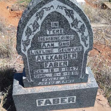 FABER Alexander 1947-1951