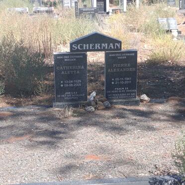SCHERMAN Pierre Alexander 1941-2011 & Catharina Aletta 1929-2005