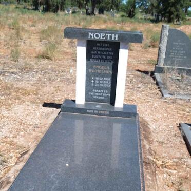 NOETH Engela Wilhelmina 1954-2013