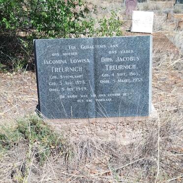 TREURNICH Dirk Jacobus 1865-1938 & Jacomina Lowisa STEENKAMP 1878-1949