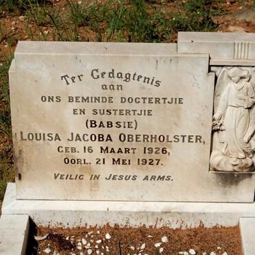 OBERHOLSTER Louisa Jacoba 1926-1927