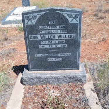 WILLERS Arie Willem 1919-1938