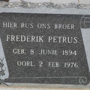 ? Frederik Petrus 1894-1976
