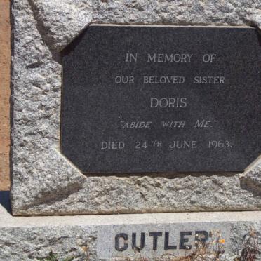 CUTLER Doris  -1963