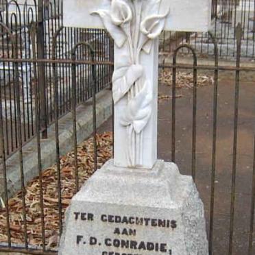CONRADIE  F.D. 18??-1916