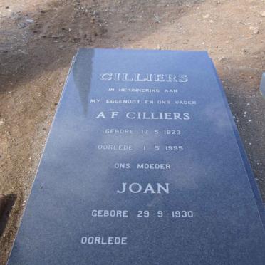 CILLIERS A.F. 1923-1995 &amp; Joan 1930-