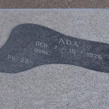 CLOETE Jos 1921-1977 &amp; Ada 1926-