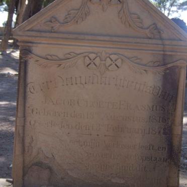 ERASMUS Jacob Cloete 1816-1878