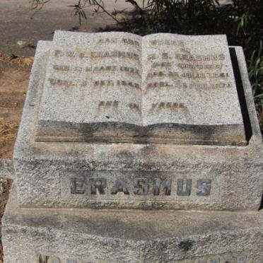 ERASMUS P.W.O. 1877-1945 &amp; M.S. STOFBERG 1881-1970