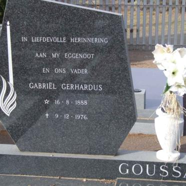 GOUSSARD Gabriël Gerhardus 1888-1976