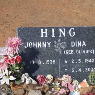 HING Johnny 1938- &amp; Dina OLIVIER 1942-2004