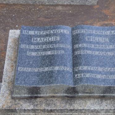 HUGO Willie 1881-1955 &amp; Maggie VAN RENSBURG 1886- 