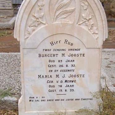 JOOSTE Maria M.J. nee V.D. MERWE  -1933
