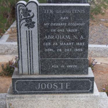 JOOSTE Abraham N.A. 1885-1955