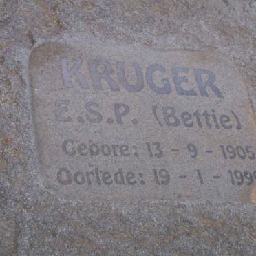 KRUGER E.S.P.  1905-1999