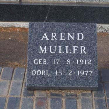 MULLER Arend 1912-1977