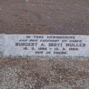 MULLER Burgert  A. 1885-1953
