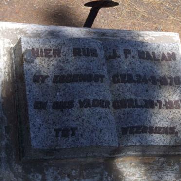 MALAN J.P. 1870-1959